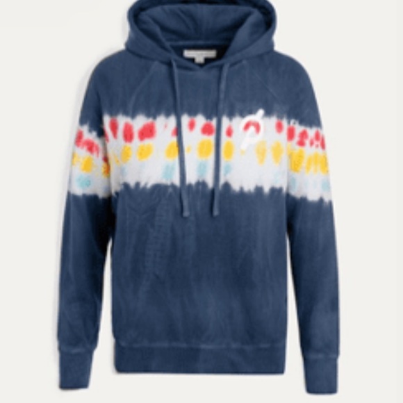 Peloton x Spiritual Gangster Placed Tie Dye Pullover New